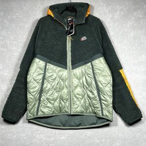 Nike NSW Heritage Sherpa Jacket Men’s Size XL Vintage Green CU4446-384 NWT